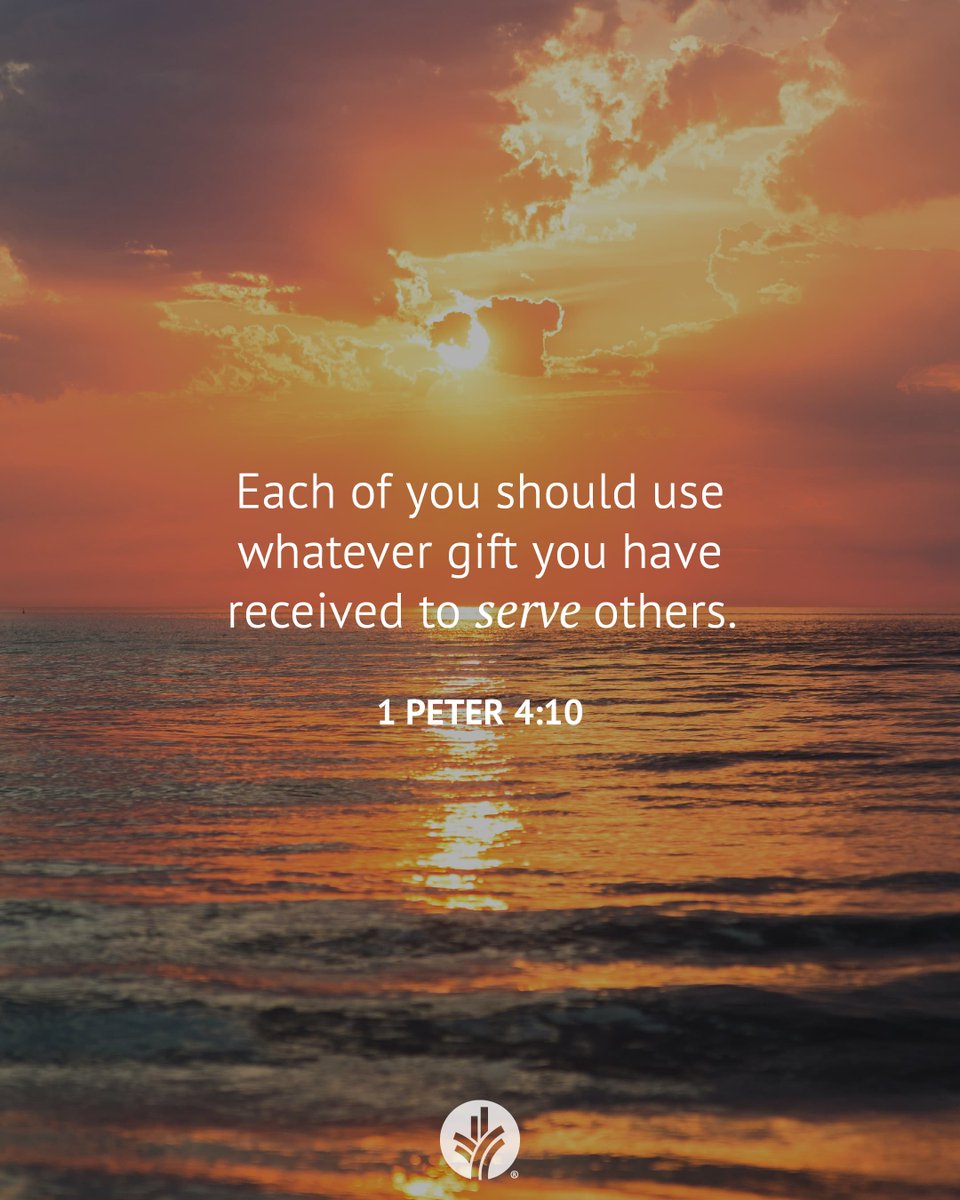 Connect with God through today’s devotional! 
odbm.org/en/devotionals… 

📖 Read: 1 Peter 4:7-11

🙏 Receive: "Dear God, please help me to find a way to serve You through serving others."

❓Respond: When did you first encounter the gospel, and how did you share it with others?