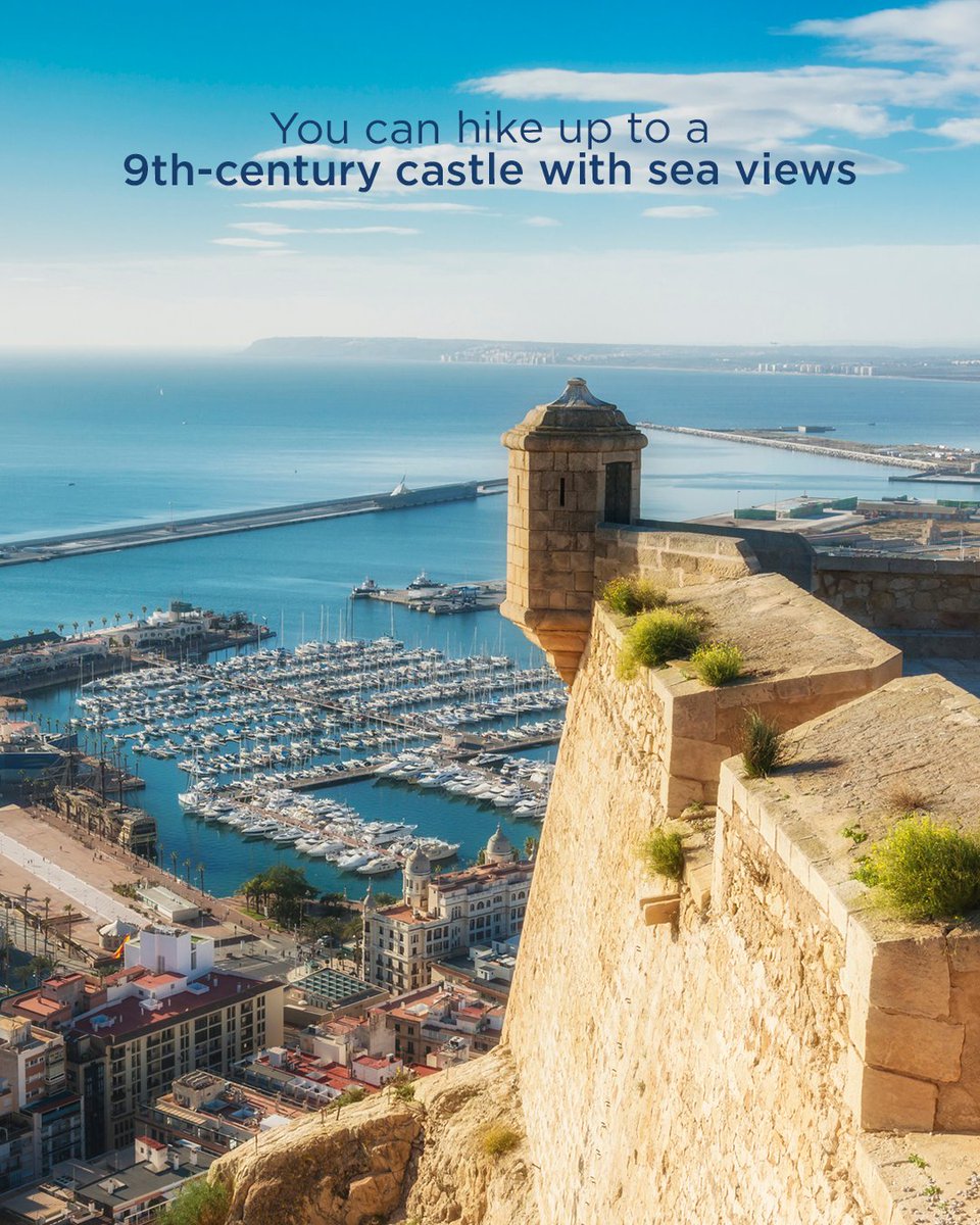 Did you know this about Alicante, Spain?☀️ With over 300 days of sunshine a year and a medieval castle offering panoramic views of the Mediterranean.🌊

bit.ly/459J9Tb 

Discover our world at #MinorHotels #Alicante #SummerInSpain