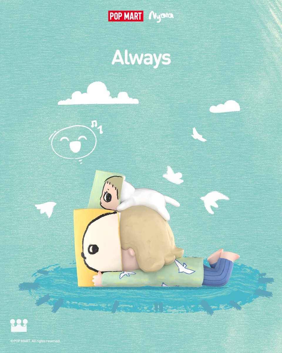 POPMARTGlobal's tweet image. Who gives you the same feeling? Tag your "Lumi"—the one who always lifts your mood! 💫
#POPMART #nyota #lumi #cat #iamtheseasons