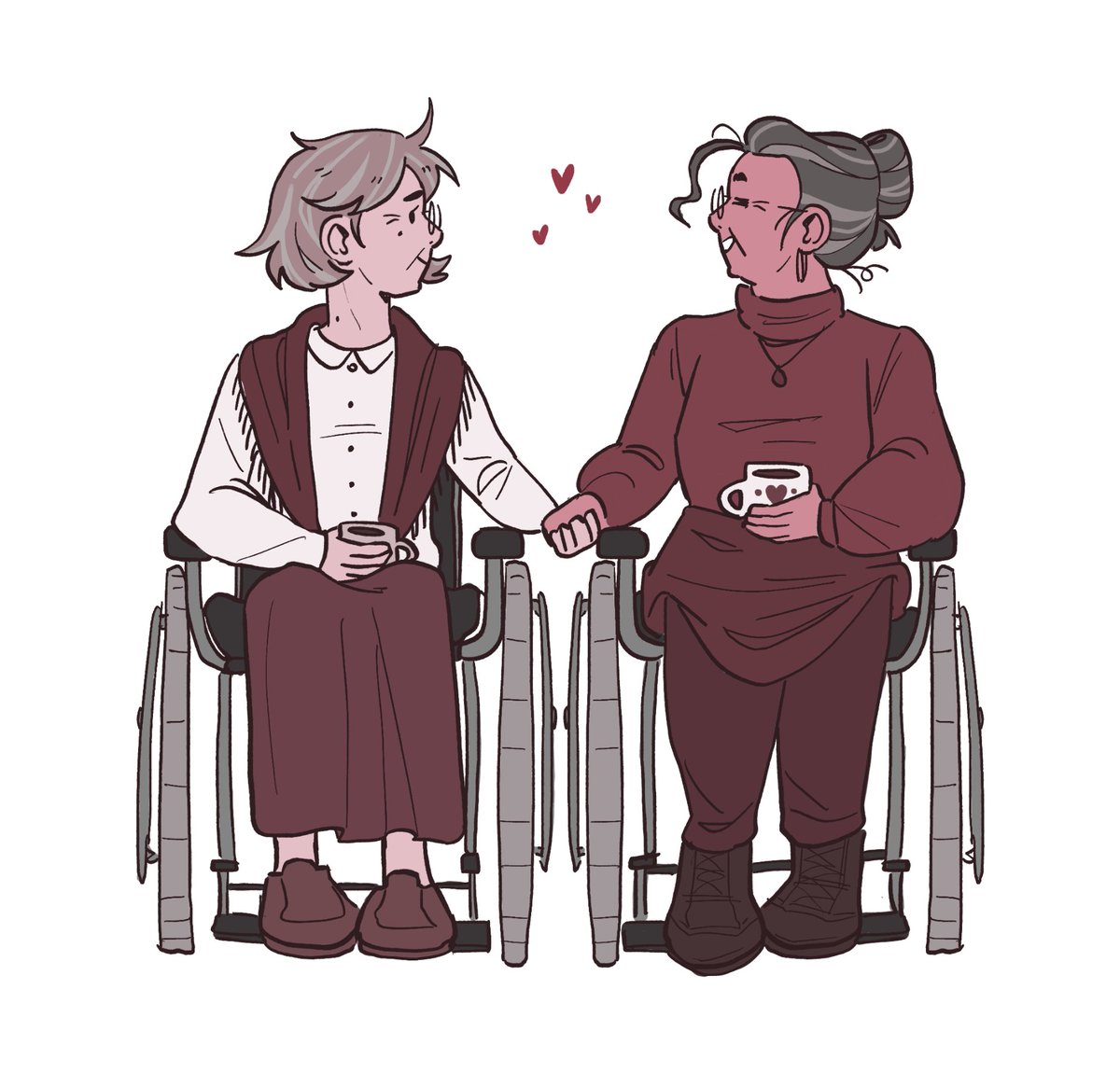 CalMore_'s tweet image. Have the tiny doodle now anyways as a taster~ but I'm planning on doing a full piece for today 👀 #Yurijayvikweek