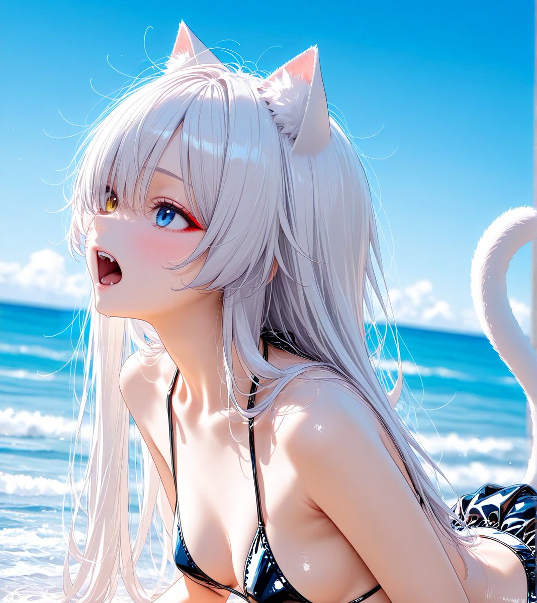 AiReactionFirst's tweet image. #AIイラスト好きな人と繋がりたい
#白猫咲 #黒猫ほのか #輝夜華音
異世界系・恋愛系が好きで
Stable DiffusionでAI生成をしています。
#アニメ大好きと繋がりたい
#声優好きさんと繋がりたい
#Aiart #AI生成画像
#AIイラスト垢フォロバ100
#リプ大歓迎