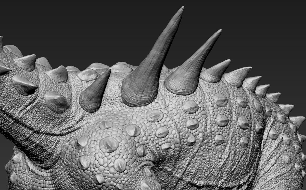 RexyMex_'s tweet image. Peloroplites 3D sculpture for the Primordial Tyrants modding team in Path of Titans