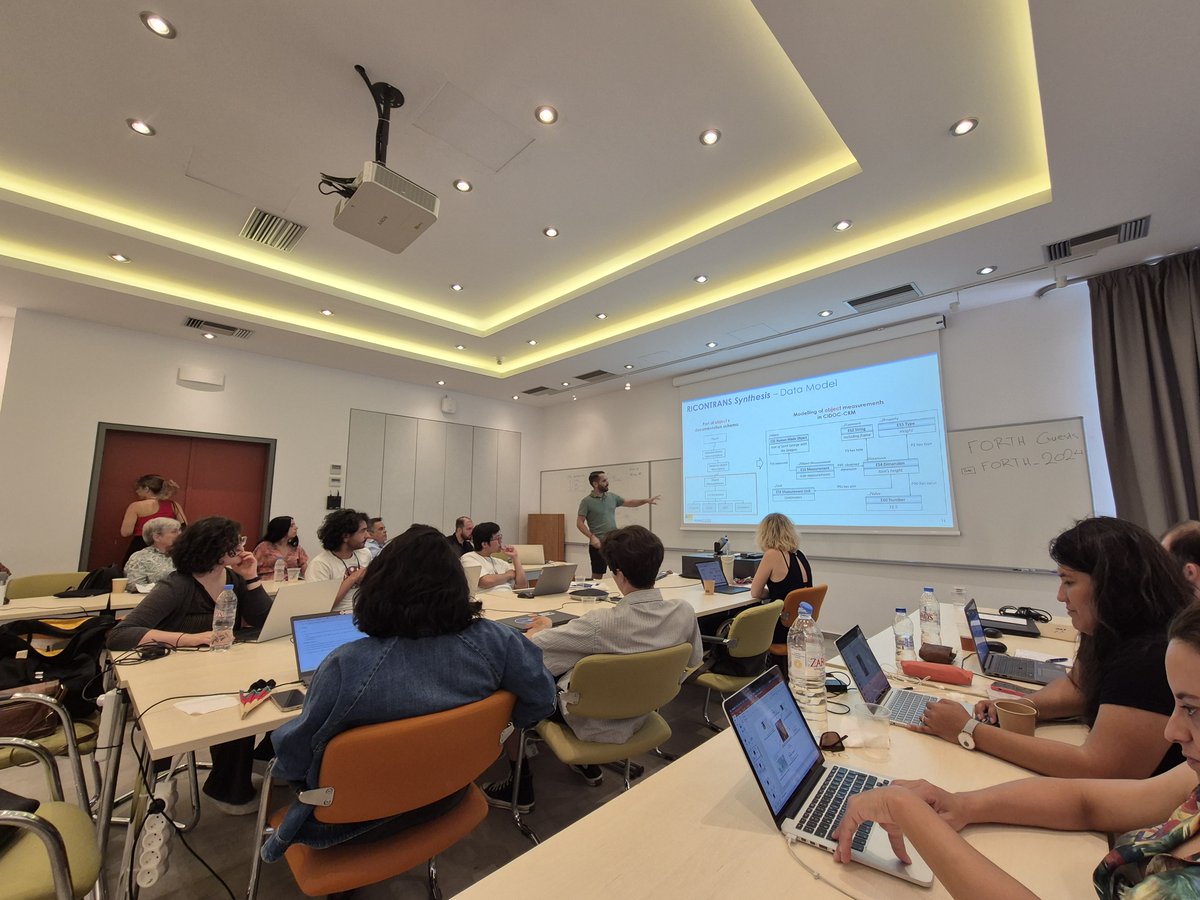 CCI_ICS_FORTH's tweet image. Applying CIDOC CRM on Cultural National/European Projects: Ricontrans (History of Art/ERC), Messara Museum (Documenting Museum Artefacts),FEPIB (History of Feminism), SeaLiT (Maritime History/ERC), by Pavlos Fafalios. #CIDOC_CRM @ISL_ICS_FORTH @CRMSIG #2025CCIsummerSchool
