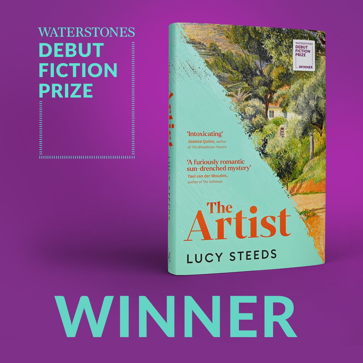 Blending mystery and slow-burning romance with lush, cinematic prose and exquisite characterisation, Lucy Steeds' THE ARTIST is an intoxicating tale of art, love and secrets set across a sun-drenched Provençal summer in 1920: waterstones.com/category/cultu… #WDFP