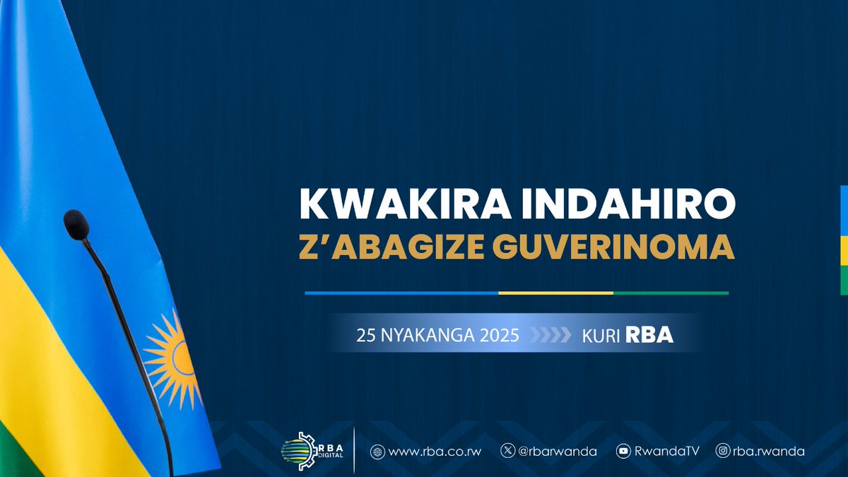 sir_damass's tweet image. ๐จ๐๐๐'๐ ๐๐๐๐
๐President #Kagame will preside over the swearing-in of Prime Minister, Dr Justin Nsengiyumva, ministers, ministers of state and other newly appointed officials today at the Parliamentary building, Kimihurura.
youtube.com/watch?v=YD4b5nโฆ