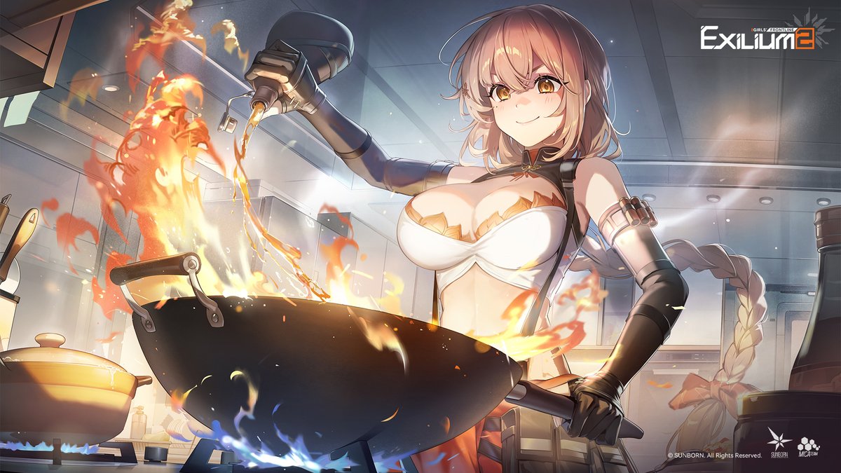 GFL2EXILIUM_EN's tweet image. Happy weekend, Commanders~!
Qiuhua is preparing a hearty feast for everyone—which dish are you looking forward to the most?
>> Download on mobile and PC: sunborn.onelink.me/fxKG/prall
#GirlsFrontline2Exilium #gfl2exilium