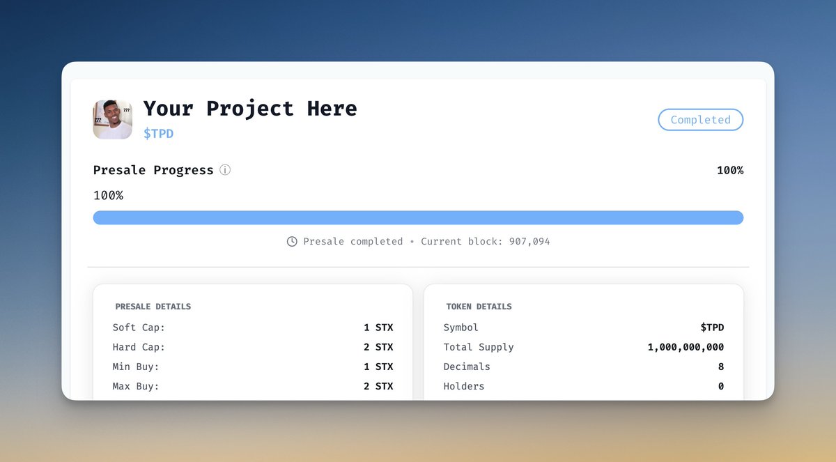 khoa_work's tweet image. Unfunded @stacks devs:
Consider crowdfunding through @stxcity 🚀
1-5k STX could be the bootstrap capital you need to take your project to the next level.
#StacksEcosystem #Crowdfunding #BuildOnStacks