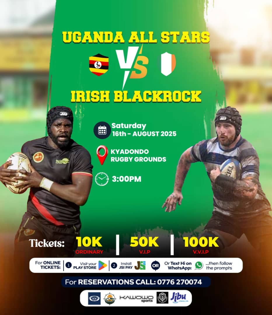 TheKakiraRFC's tweet image. Buy tickets @jeestreams Pay App on Playstore and buy using mtn/ airtel Momo 
Save JSI Pay WhatsApp number 0200902247.
 Go to JSI WhatsApp contact and send a *Hi…!! message and follow prompta

#UGAllStarsVsIrishBlackRock #RugbyTour #IrishBlackRockInUG