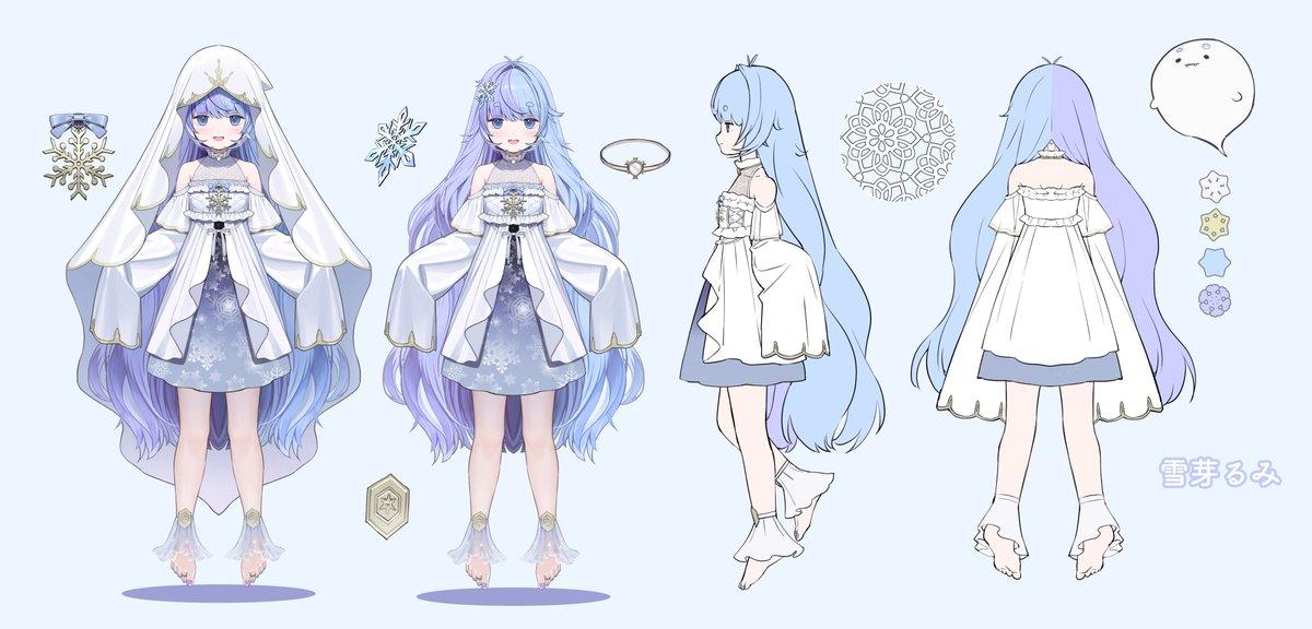 VTuberの三面図が見たい