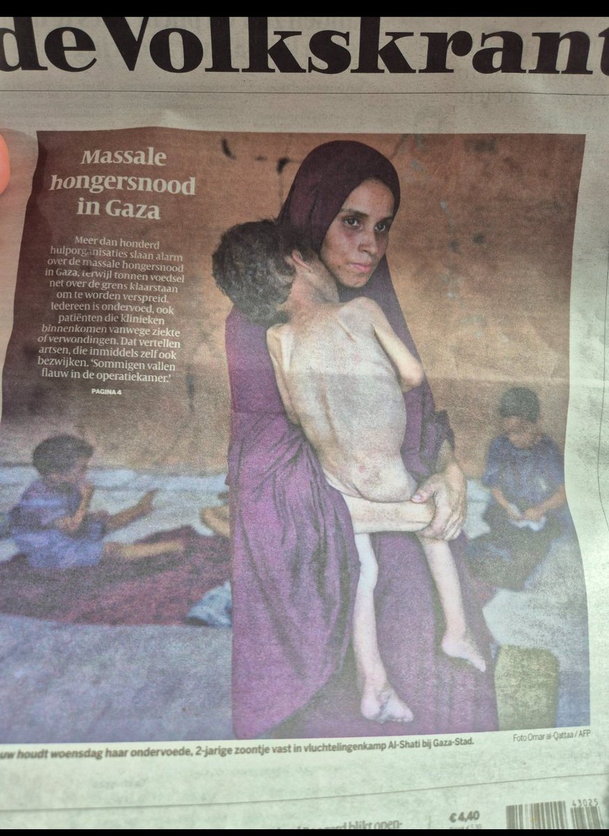 Dus je eigen krant is "team Gaza"? Duidelijk Maarten, duidelijk. Waar jij staat is ook duidelijk.