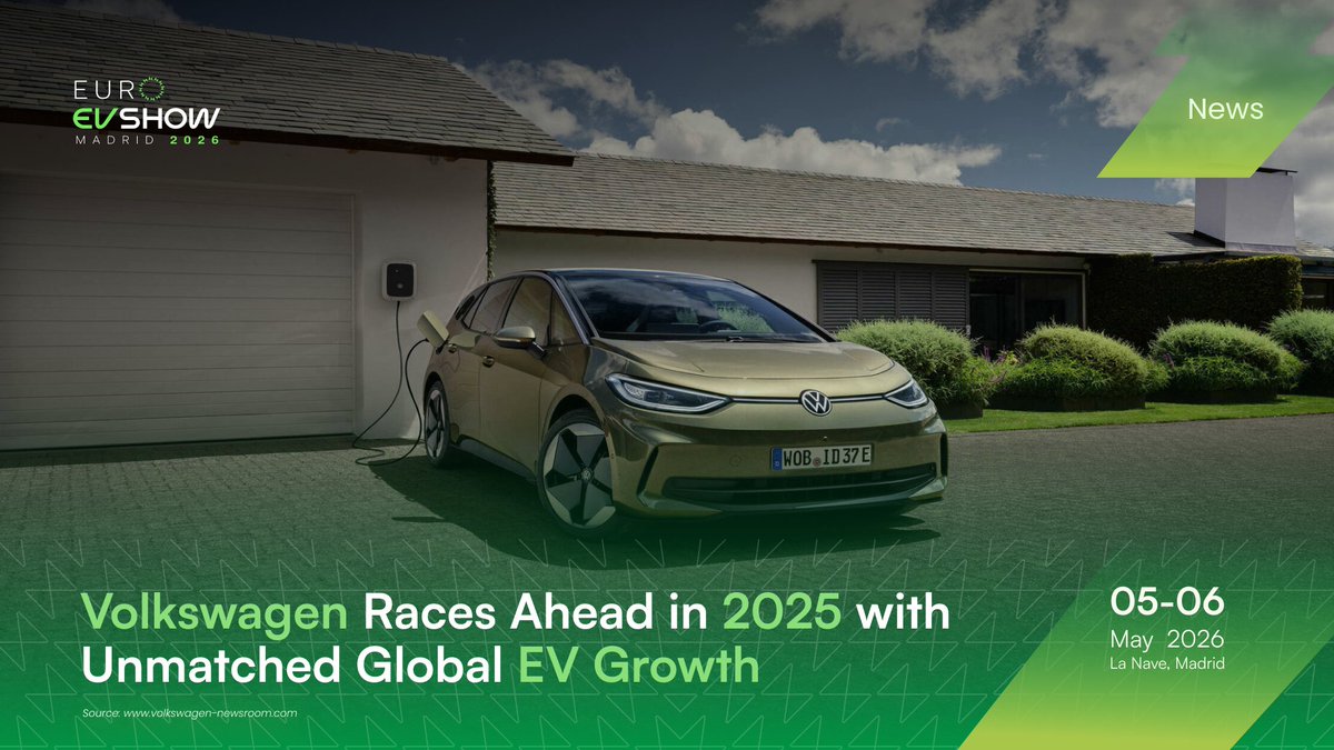 EuroEvShow's tweet photo. As the world accelerates toward sustainable mobility, Volkswagen Group is not just keeping pace; it’s setting the standard.
Read more here: https://t.co/I6MLhUPAPZ
#EuroEVShow #EuroEVShow2025 #EuropeEV #ElectricVehicle #FutureofMobility #ZeroEmissions #FutureofTransport https://t.co/uXqfBGYjzK