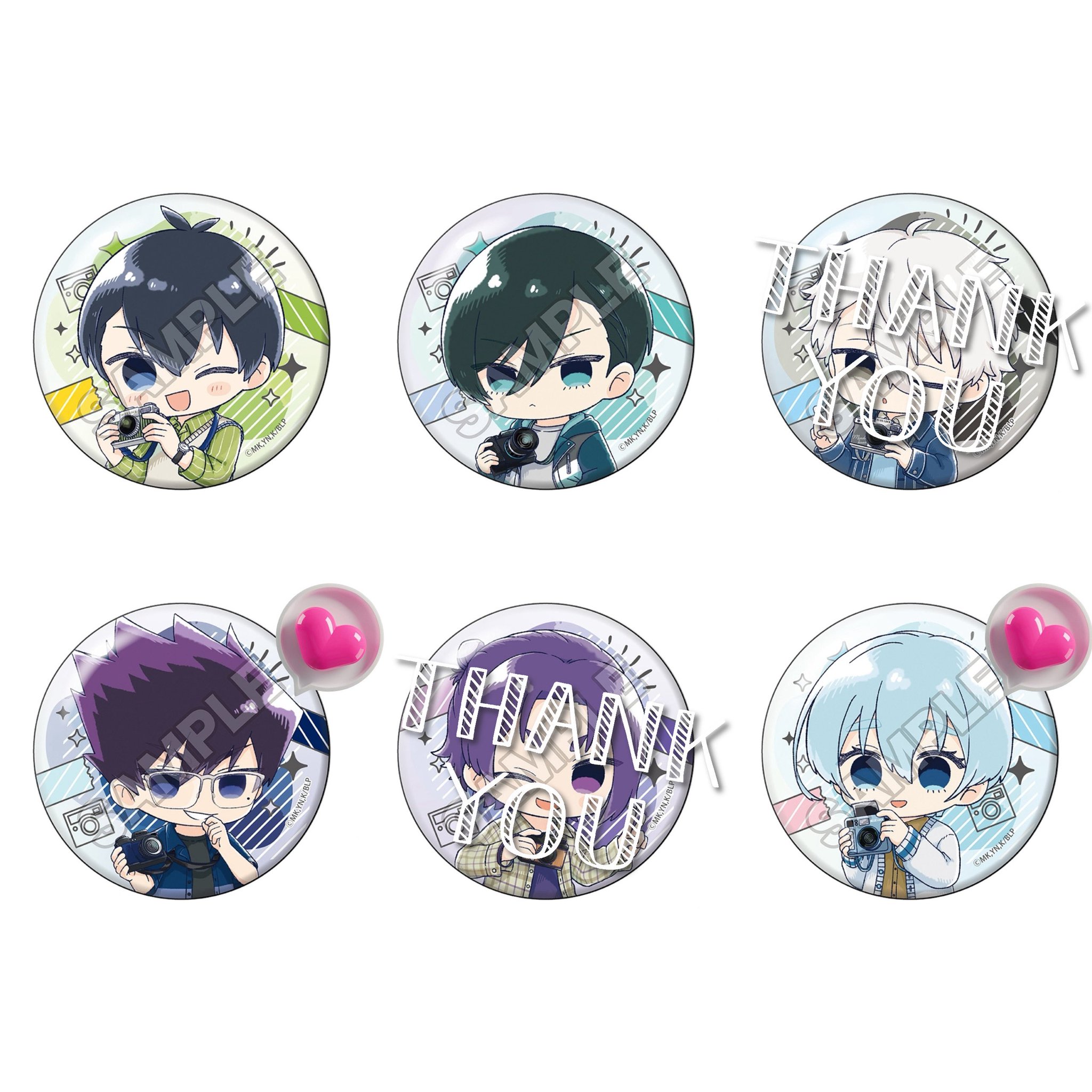 free 缶バッジ しぇる on X: 