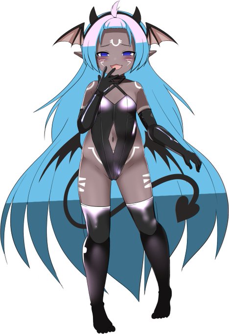 自作「レーヴランデのゆめひつじ」のサブキャラ
以前配信でも描いてたメスガキっ子ですが、一旦こんな感じに着地しました😈 アヌビスバステトとはまた違った色の褐色 