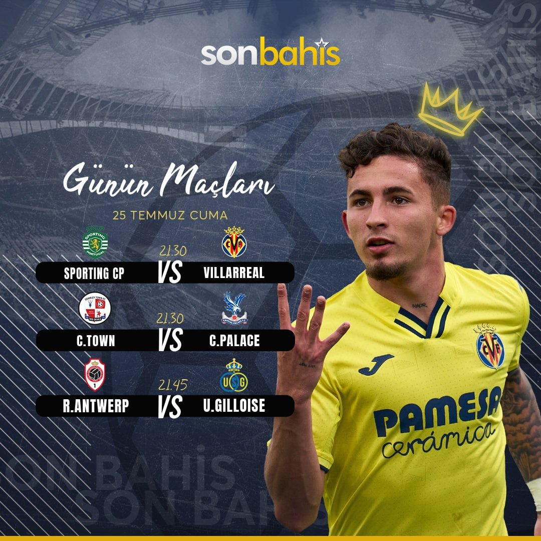 ⚽️ Günün Öne Çıkan Karşılaşmaları #SonBahis'te!

🦁 Tahminlerinizi Yapın, Kazançlarınızı Artırın! 

🎯 Kombine Kuponlarınıza Özel %25 Ekstra Kazanç Bonusu Sizleri Bekliyor!

🔎 Güncel Giriş (t2m.io/sonbahisgiris)