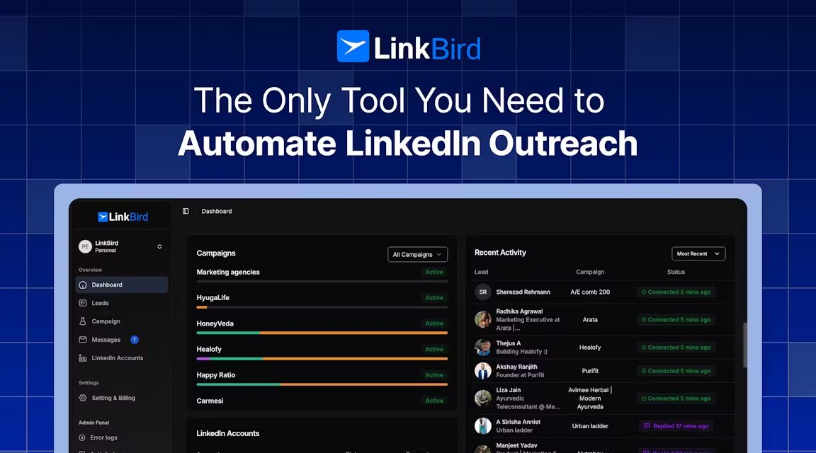 We are live today on Product Hunt with <a href="/TryLinkbird/">LinkBird</a> 

3 months ago, we were juggling:

→ Sales Nav for leads
→ Notion for icebreakers
→ Dripify for sending
→ And praying LinkedIn doesn’t ban us again 😅

So we built what we wish we had:

LinkBird - AI-powered LinkedIn