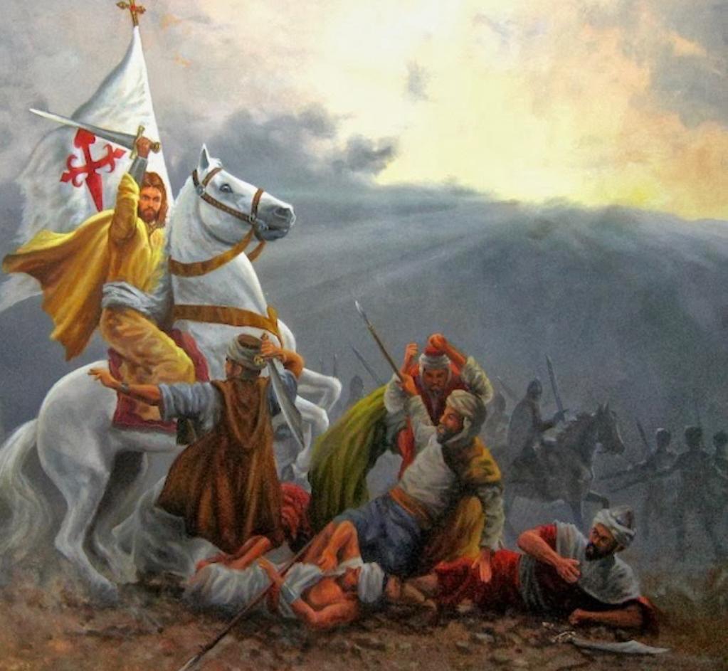 NavarraGC's tweet image. ✅ Día grande para 🇪🇸 España, celebramos nuestro Patrón Santiago el Apóstol
✅ En la tradición militar de España, el grito de guerra
❗️Santiago y cierra España❗️ha sido utilizado desde la Reconquista por los soldados antes de cada carga en ofensiva