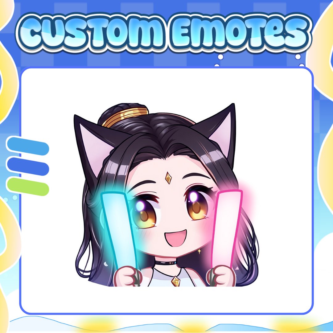 rymmnokaze's tweet photo. Just finished this set of Twitch emotes! 🎉
These were super fun to draw—each one full of energy and personality 💖
Need custom emotes for your channel? My commission is open!
#twitchemotes #emoteart #streamingart #commissionsopen #vtuber #twitchstreamer https://t.co/0jSxYLiBgj
