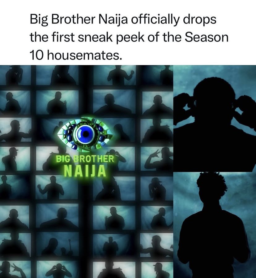 Why do some of these Season10
Housemates look familiar?  5k if you can spot anyone

The countdown is on, and the energy is already certified!

Big Brother is Ready. The Housemates are ready. Are you
ready?

#BBNaijaS10 #BBNaija