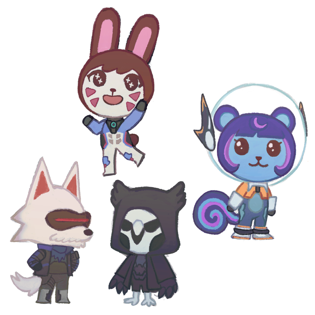 squallorvus's tweet image. Drew something cozy for myself.
I wasn't sure about translating the actual designs to this but I had fun.
#Overwatch2