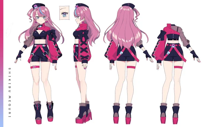 #VTuberの三面図が見たい 第2章衣装と、初期衣装! どっちものせちゃいます見て見て ファンアートも大歓迎だよ 詳しいまとめはこちらのページから