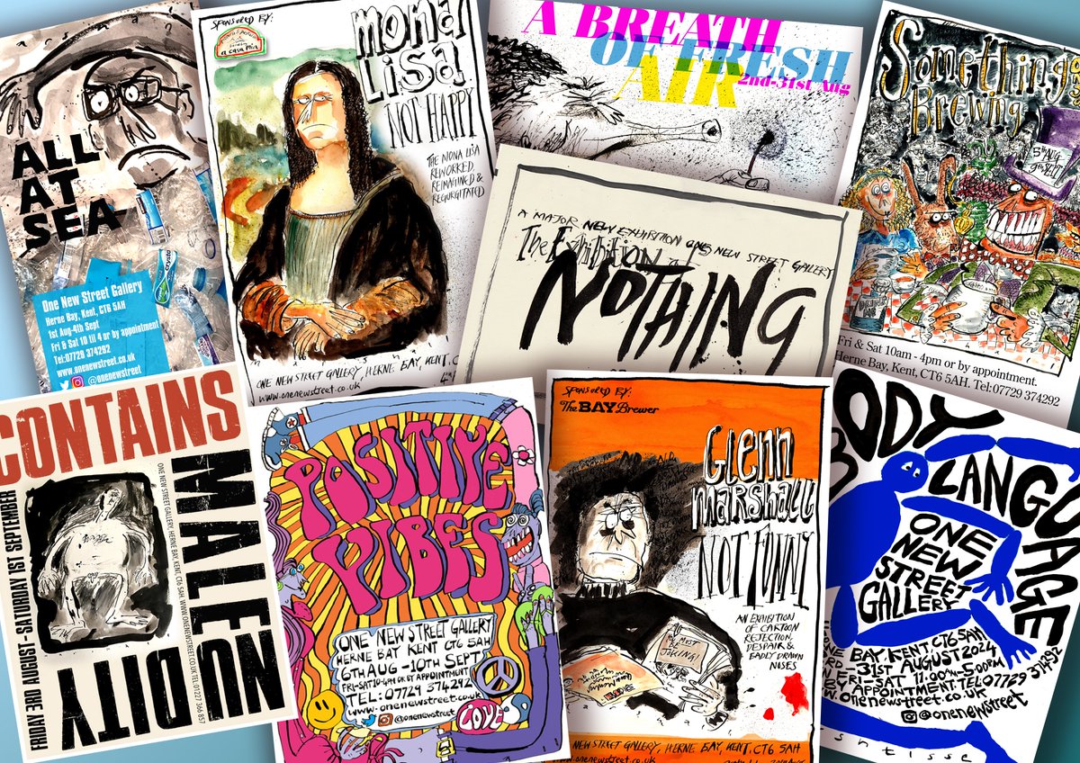 MarshallNotFunny (@marshallcartoon) on Twitter photo We'll be celebration 10 Years of arty cartoon exhibitions at <a href="/OneNewStreet/">OneNewStreet</a> gallery as an aside to <a href="/HBCartoonFest/">Cartoon Festival</a> this year. 🎉🥳🥂.
You can read a write-up on the shows in the brand new jam packed <a href="/TCartoonis50076/">TheNewCartoonist</a> magazine. Get it here: issuu.com/store/publishe… We'll be celebration 10 Years of arty cartoon exhibitions at <a href="/OneNewStreet/">OneNewStreet</a> gallery as an aside to <a href="/HBCartoonFest/">Cartoon Festival</a> this year. 🎉🥳🥂.
You can read a write-up on the shows in the brand new jam packed <a href="/TCartoonis50076/">TheNewCartoonist</a> magazine. Get it here: issuu.com/store/publishe…