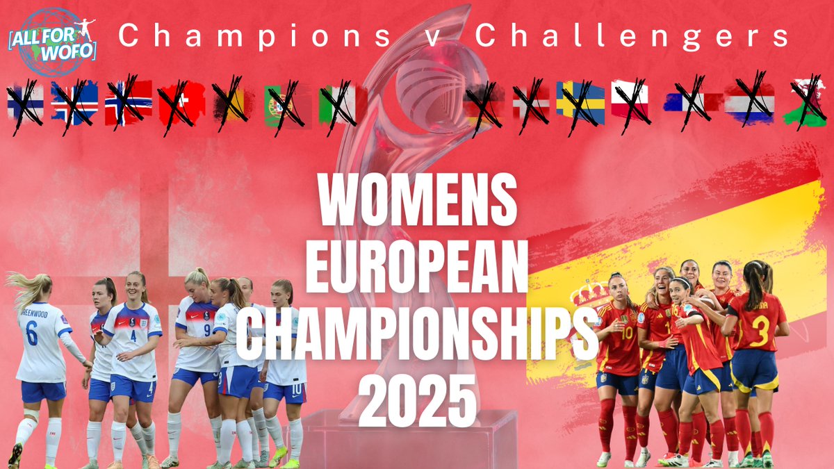TONIGHT 8PM ⏰

We look back over England's dramatic defeat of Italy and Spain's resilience and desire to reach their first ever final, courtesy of Bonmati!

Then we look ahead, can England overcome the Spanish, champions, yet underdogs?

Join us:
🔗👇
youtube.com/live/O7DjHZY8_…