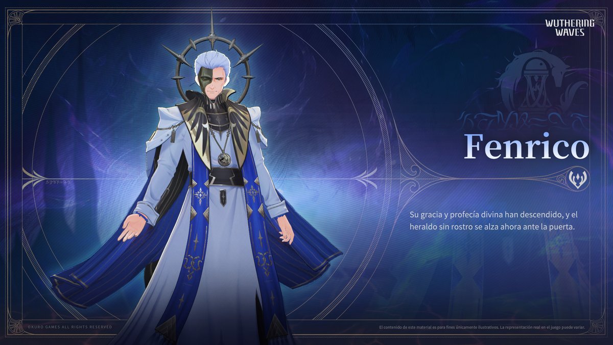WW_ES_Official's tweet image. Antropoceno de poslamento: Amenazas — Fenrico
Su gracia y profecía divina han descendido, y el heraldo sin rostro se alza ahora ante la puerta.
Consulta el enlace para más información: wutheringwaves.kurogames.com/es/main/news/d…
#WutheringWaves