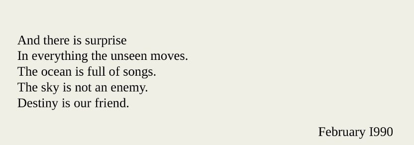 #poemoftheweek is "An African Elegy" by Ben Okri.