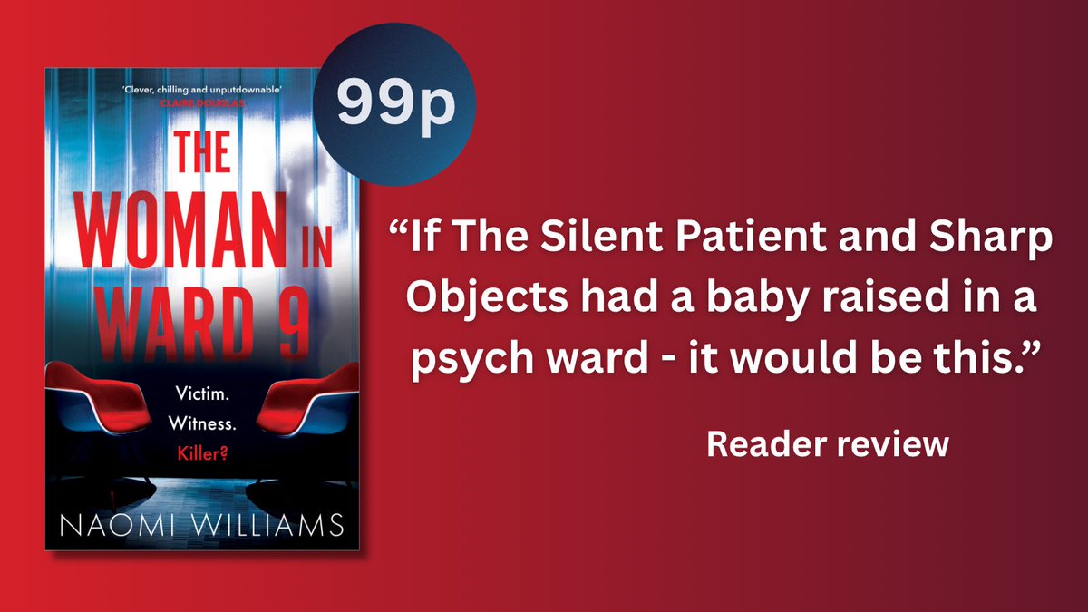 LTimoneyWrites's tweet image. “If The Silent Patient and Sharp Objects had a baby raised in a psych ward -it would be this.”
If you like your thrillers dark and twisty, grab it now. Offer ends soon.
amzn.eu/d/cJvfrcr