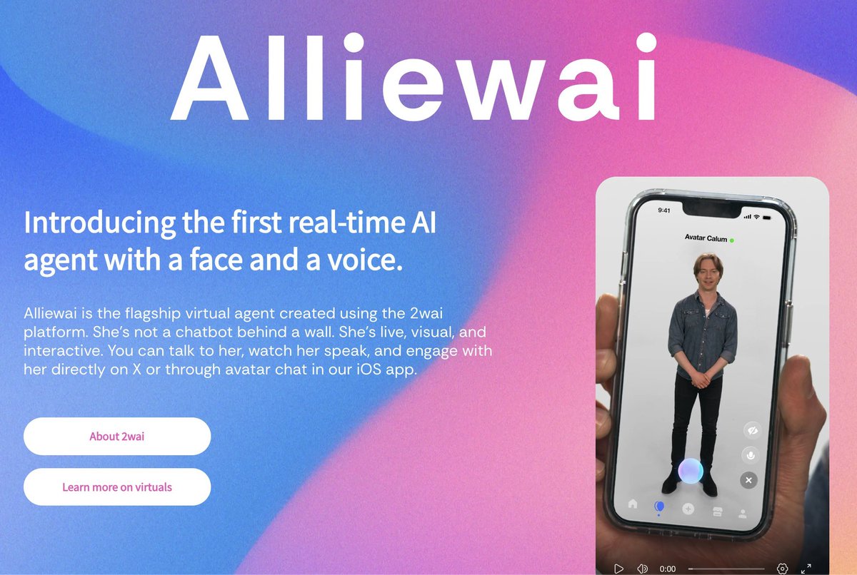 Iamchrztez_1's tweet image. Meet Your New AI Bestie (Who Actually Gets You)- @allie2wai
Hey fam, let me introduce you to Allie – the AI that finally feels human.
This isn't some stiff chatbot or creepy uncanny valley avatar. Allie's the real deal: