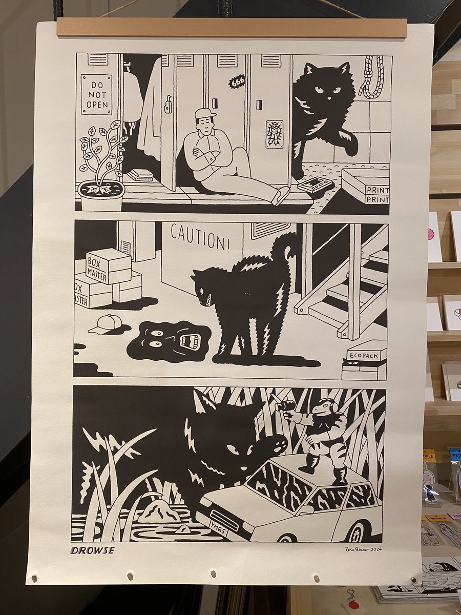 FOLKbookstore's tweet image. フェア開催中の「ペコSHOP」今週末までです！
しんごさんがディレクションした朝野ペコさんのかわいいグッズがずらり並んでます！
メガネの活版印刷カードは透明インクでキラリと光る仕様。犬・猫シールはホログラムと蓄光が個人的おすすめです。ポスターもかっこいい！folkbookstore.com/?mode=srh&amp;amp;keyw…