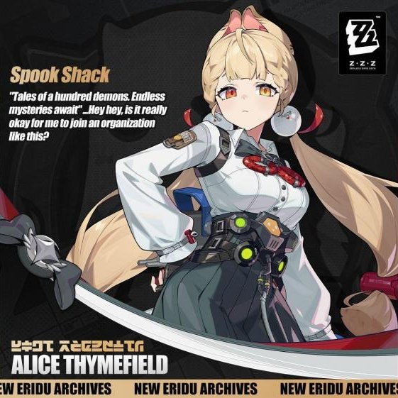 anime_chronic's tweet image. On parle beaucoup de reveal d'Alice sur #Genshin mais allez vous pull l'autre Alice sur #ZenlessZoneZero durant cette 2.1 ?
