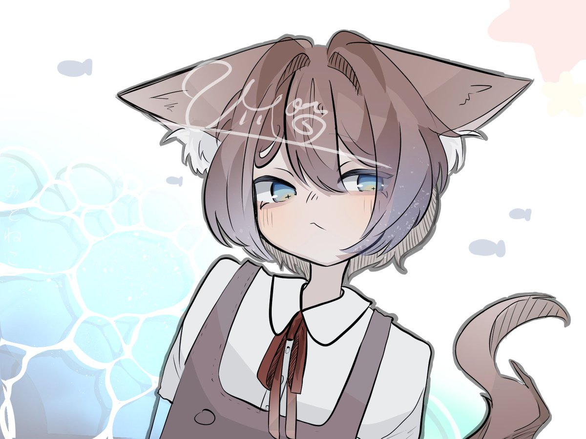 kogitune_ui's tweet photo. ひとみに海を宿すねこ
#イラスト https://t.co/jPmy3j3mrb
