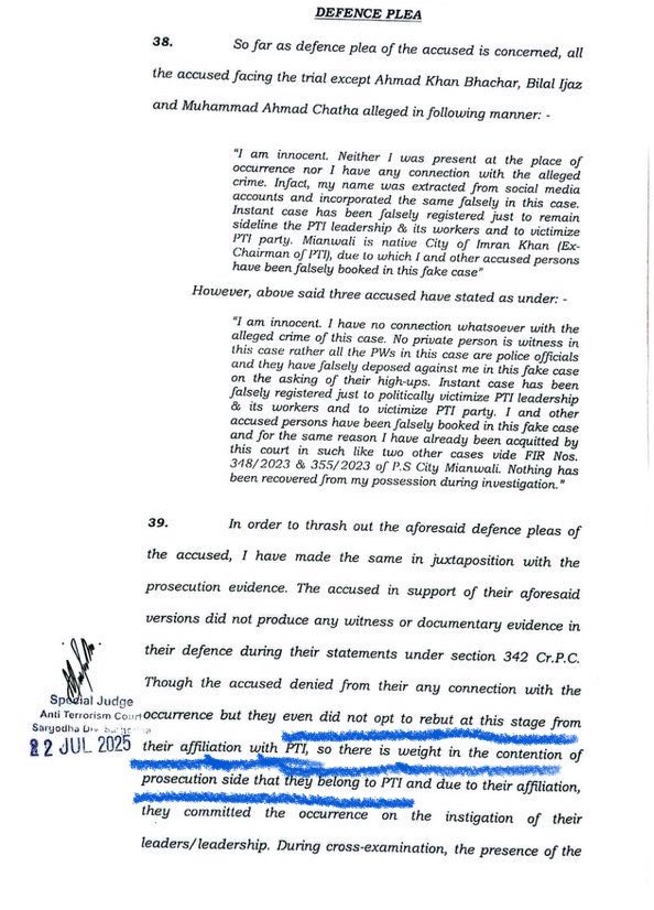 Asifym786's tweet image. Decision of the century by a genius judge.