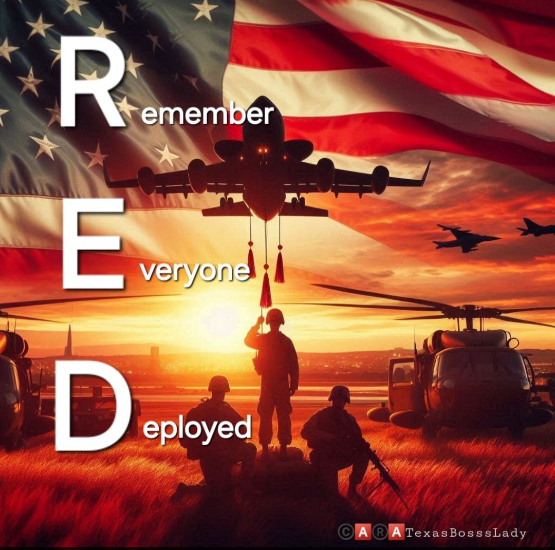 Good morning patriots 🇺🇲 🦅 🫡 Happy Red Friday 🫡
Lets not forget to thank our active duty and our veterans for their service to this country and for our freedom! 🫡🇺🇲