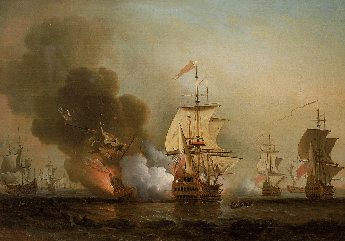 HMWarships's tweet image. Currently busy again with the War of the Spanish Succession—writing a piece about Wager's Action in June 1708, which led to the sinking of one of the most affluent and sought-after treasure ships in history. Hope to have it ready for you over the course of next week. Cheers!