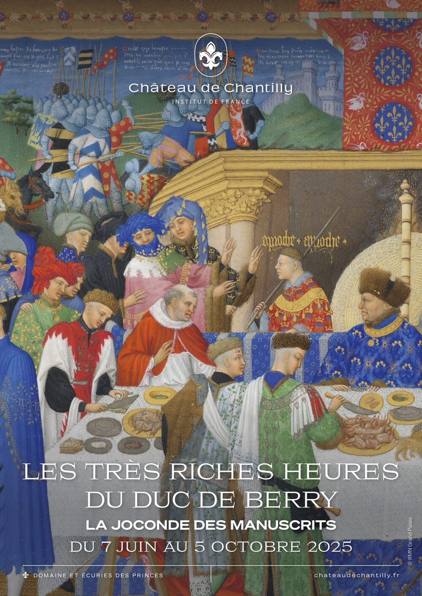MinistereCC's tweet image. #VendrediLecture 📚 | À l’occasion de sa restauration, (re)découvrez les "Très Riches Heures du duc de Berry", recueil manuscrit d’offices et de prières, et icône du Moyen Âge, dans une exposition d'intérêt national au @CdeChantilly 👉 swll.to/HeuresBerry
@Prefet60