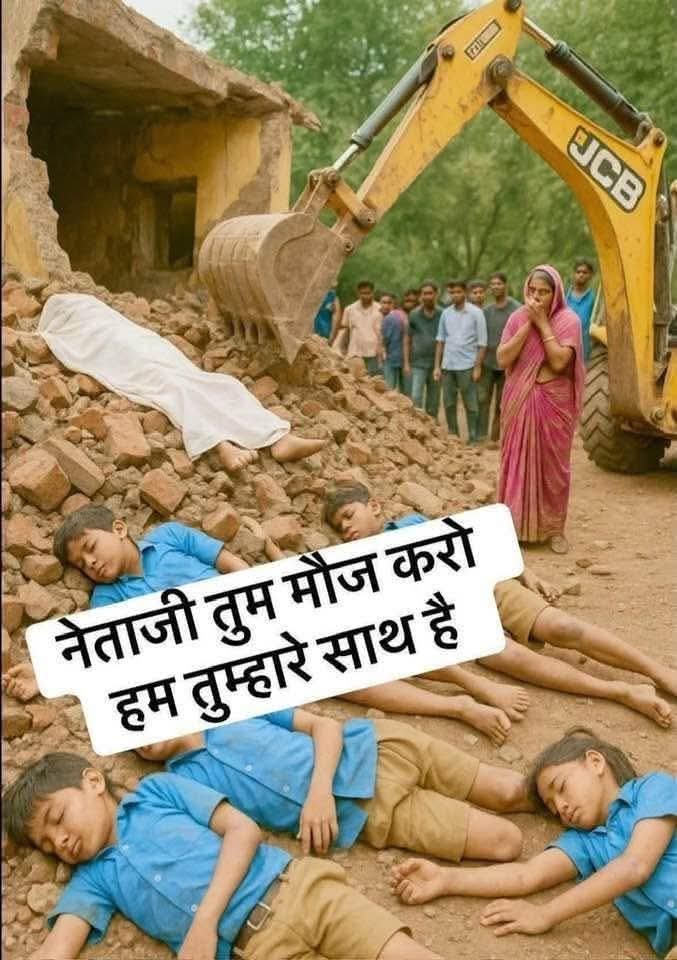 AsifChuru0029's tweet image. बहुत ही दुःखद घटना मनोहरथाना,झालावाड़ से।
सरकार सिर्फ शिक्षको को निलंबित करके अपना पीछा छुड़वा लेगी आखिर इन बेकसूर बच्चो का हत्यारा कौन??
बच्चो के साथ-साथ मरी हुई सरकार को भी नमन।💐💐💐
#rajasthan #Jhalawar