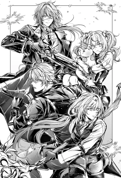 always want to draw this nousporist gang delulu...
#Anaxa #Hyacine #Phainon #Castorice 