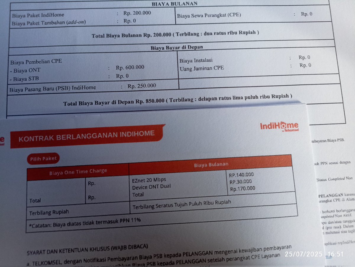 syams30's tweet photo. Niat hati pindah ke eznet yg bulanannya lebih murah, ternyata tarif paket itu mengharuskan kita membayar sewa perangkat milik sendiri. Mungkin ini yg disebut aturan yang tak terucap, mau tak mau harus mengalah @IndiHome @IndiHomeCare @Telkomsel . https://t.co/ff9GJjSJiA
