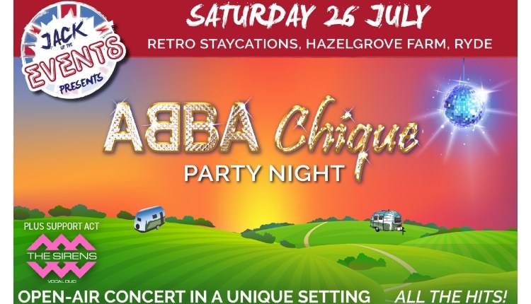 VisitIOW's tweet image. Jack up Events presents ABBA Chique Party Night 🎉
Returning for a fourth year by popular demand, get ready to dance and sing your way into Summer at @JackUpEvents' Abba Party Night featuring the sensational ABBA Chique tribute band.
ℹ️tinyurl.com/yw8jt5dx…