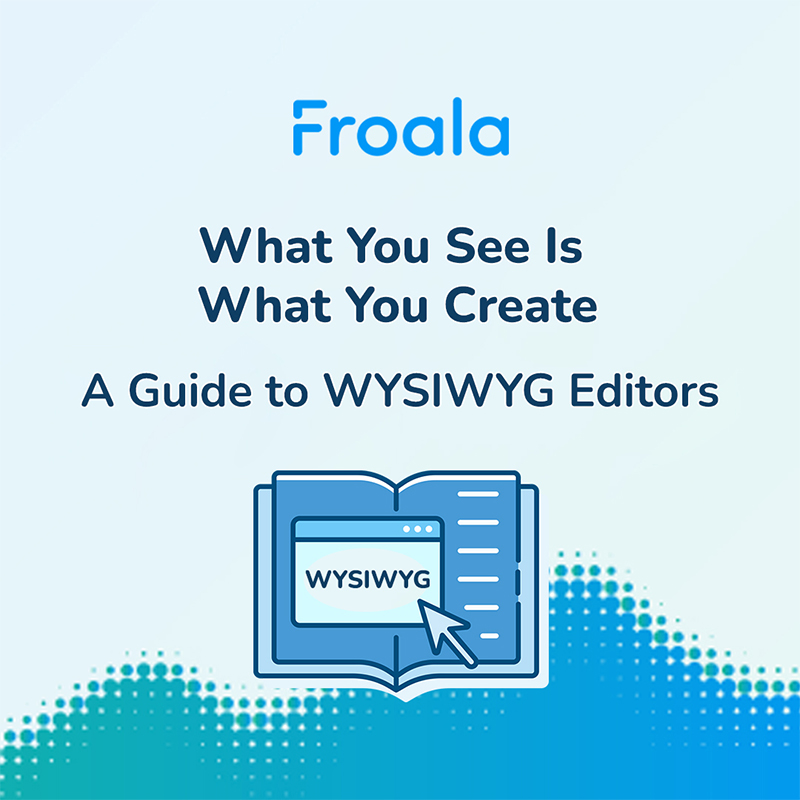 WYSIWYG editors power your blogs, docs, dashboards — even your emails.

But what are they really doing behind the scenes?

👇 This guide breaks it down
bit.ly/4m4hXLT

#FroalaEditor #WYSIWYG #DevTools #SmartEditing