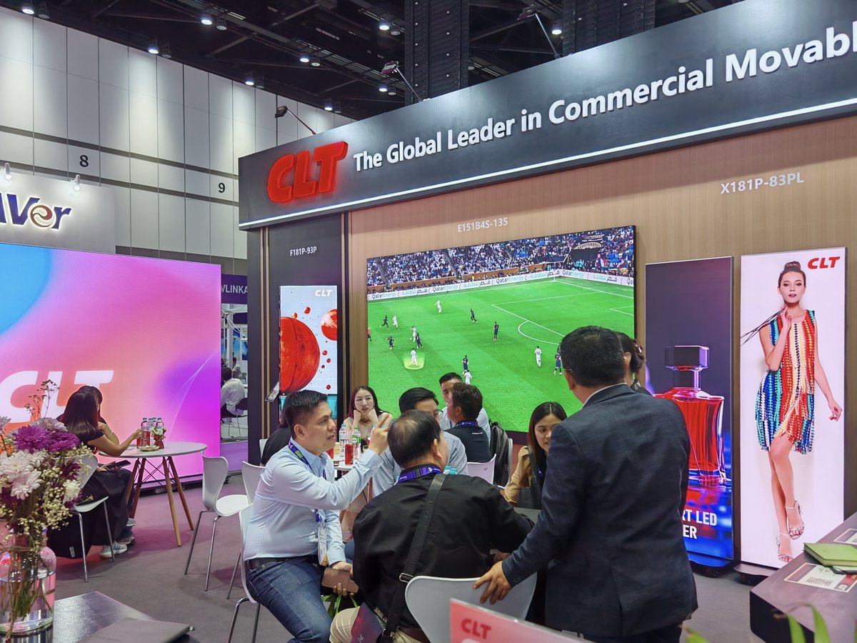 LedClt's tweet image. Here’s to building lasting relationships! 🤝💬 CLT is thrilled to share captivating moments from the final day of this extraordinary event. 

See you next time!🚀

#CLT #CLTLED #leddisplay #Thailand #Exhibition #ledsolution #ledposter #ledallinone #Infocommasia #infocomm2025