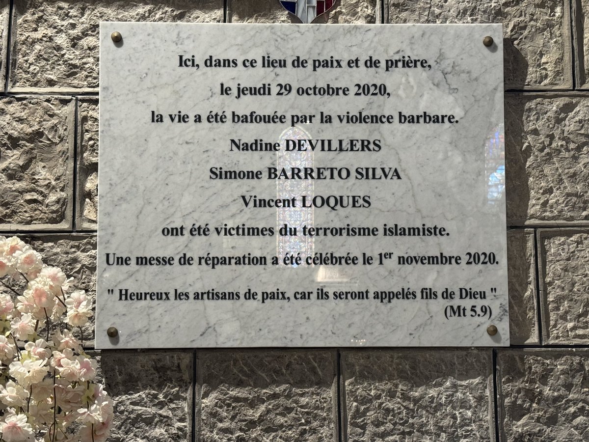tonymcmahon_TV's tweet image. The basilica in Nice, France - scene of a horrific terrorist attack in 2020