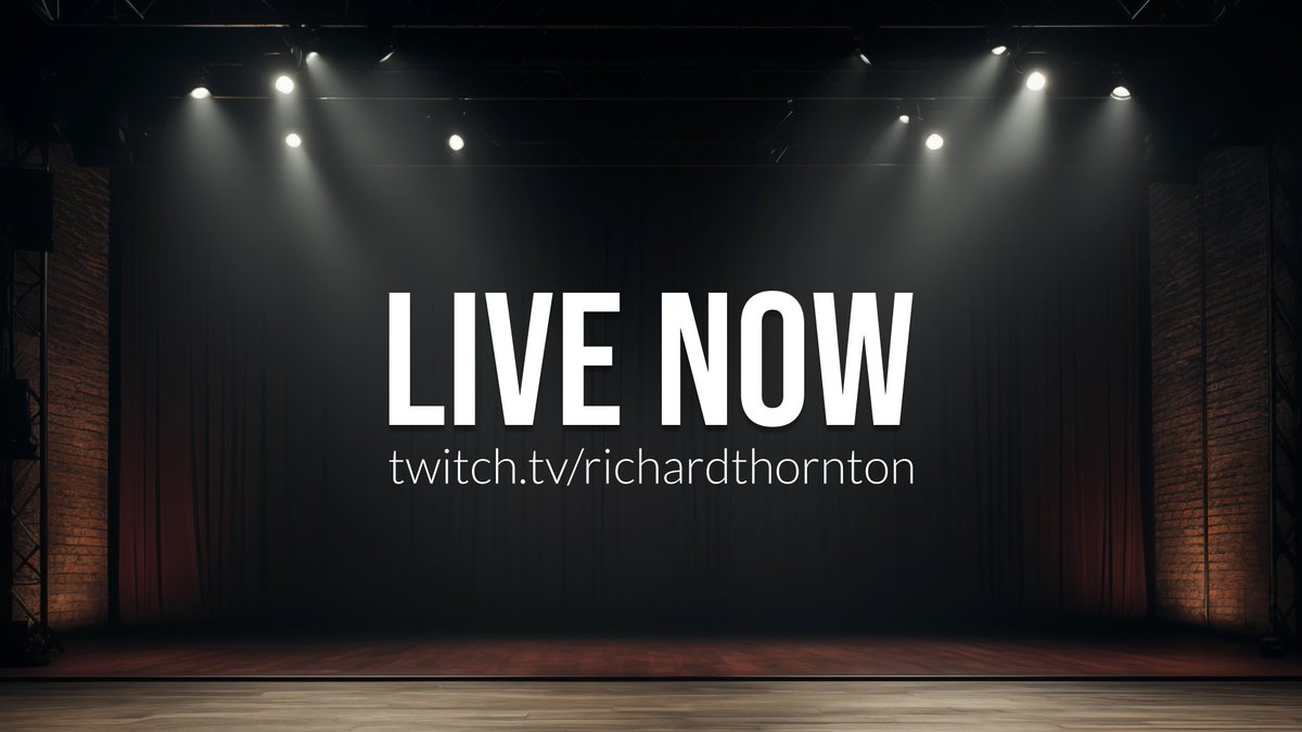 I'm back from the longest holiday I've had in years and so excited to share the adventure with you all. Come and hang out for a bit - we'll chat holidays, stream plans, projects... Missed you all! twitch.tv/richardthornton