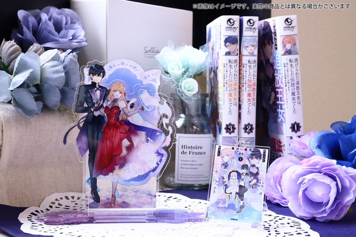 OVL_infof's tweet image. 🎀５周年記念グッズ予約受付中🎀

『虐げられた追放王女は、転生した伝説の魔女でした』

🔮ジオラマアクリルスタンド（書き下ろしSSペーパー付き！）
🔮アクリルキーホルダー

ご予約はコチラ⏬
store.over-lap.co.jp

#追魔女
#ノベルスf創刊5周年