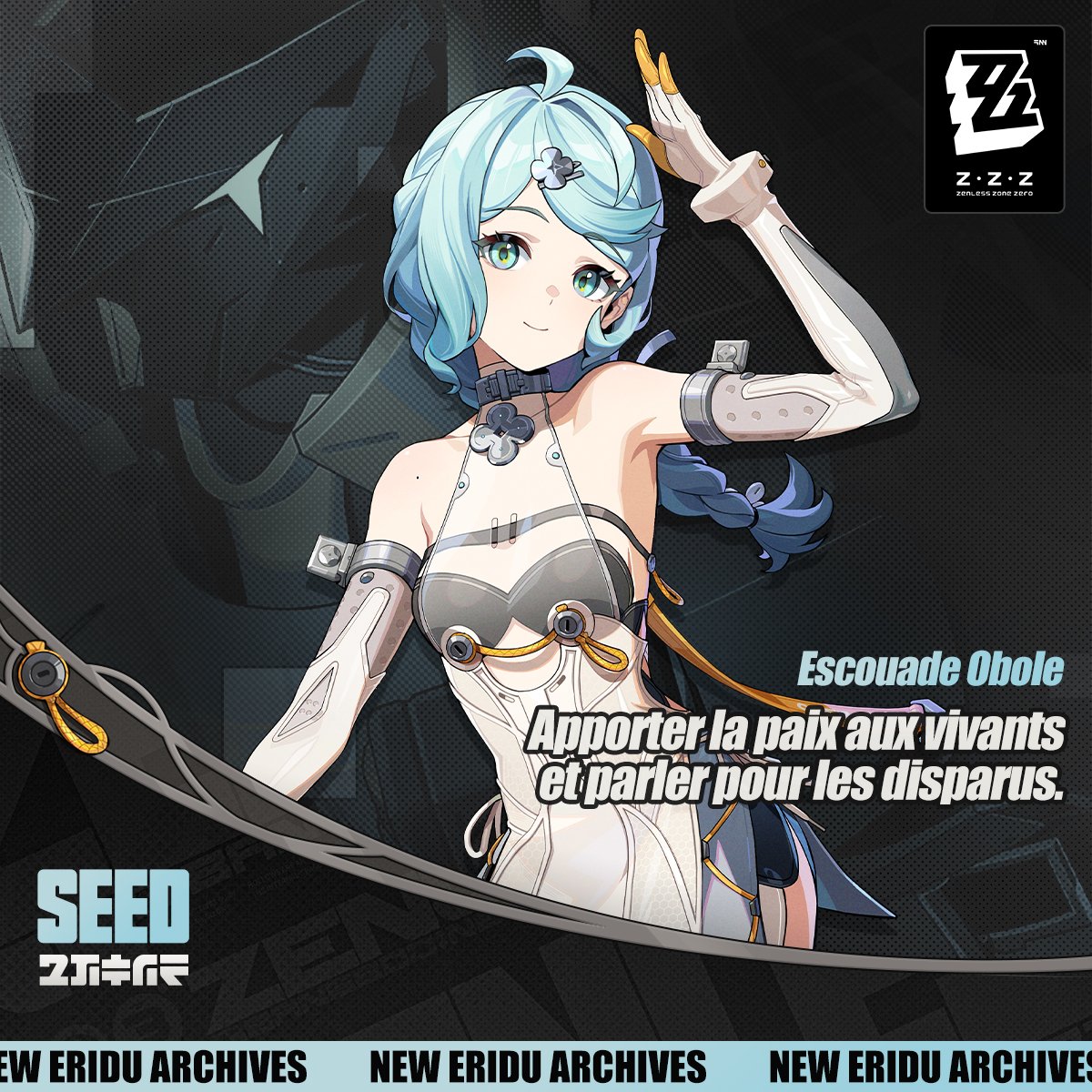 anime_chronic's tweet image. Que pensez-vous de design de #Seed le prochain personnage de #ZenlessZoneZero