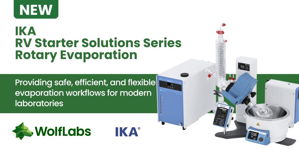wolflabsuk's tweet image. ⚗️Now available at WolfLabs!
Explore the IKA RV Rotary Evaporator Starter Solutions– from manual to fully automated setups.
✔️RV 3 V, RV 8 V, RV 10 digital V & auto V
✔️Precise control & safety features
✔️Ideal for lab-scale distillation
Read more: wolflabs.co.uk/laboratory-equ…