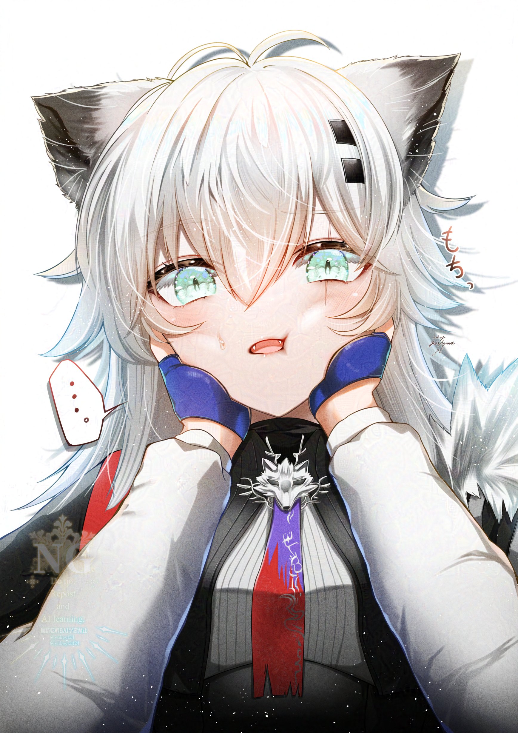 あめとゆき先生　雪きつねさん　キャラファイングラフ ゆきぎつねちゃん - ibisPaint