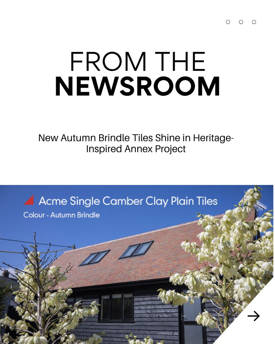 See how Marley’s Autumn Brindle tiles add timeless warmth to modern extensions. Free samples with next-day delivery now available.

Read more here.👉architectsdatafile.co.uk/news/stunning-…

#ClayTiles #HeritageDesign #MarleyRoofing #ADF #ArchitectsDatafile